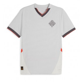 Pánské fotbalový oblečení Island Venkovní košile 2024 Krátkým Rukávem